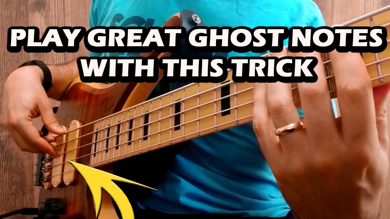 PLAY GREAT GHOST NOTES WITH THIS RIGHT HAND DRILL (Bass Lesson)