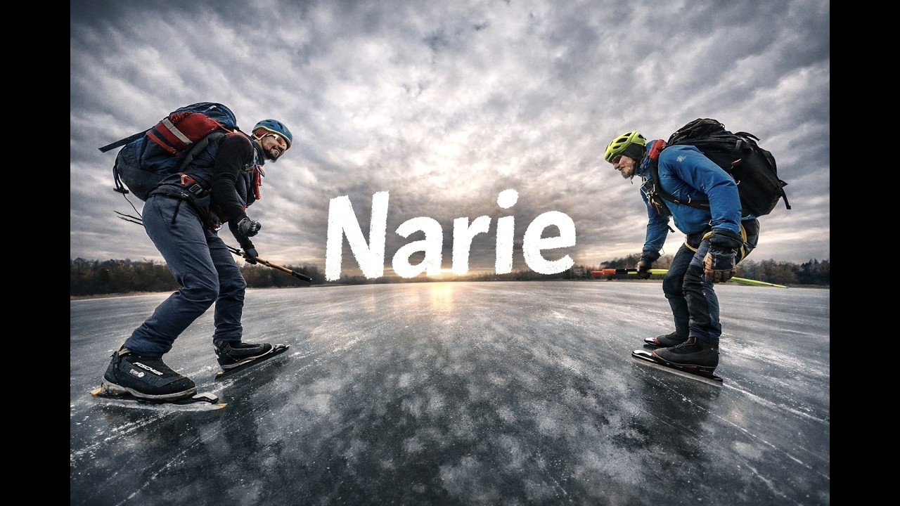 Nordic skating Narie, långfärdsskridskor, tripskate