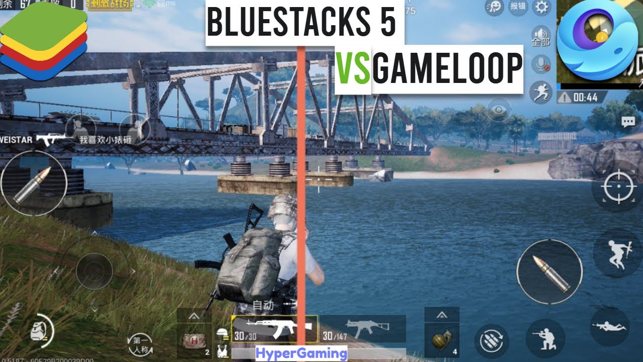 BlueStacks 5 против Gameloop 7.1 в мобильном тесте PUBG | Какой эмулятор Android лучше?