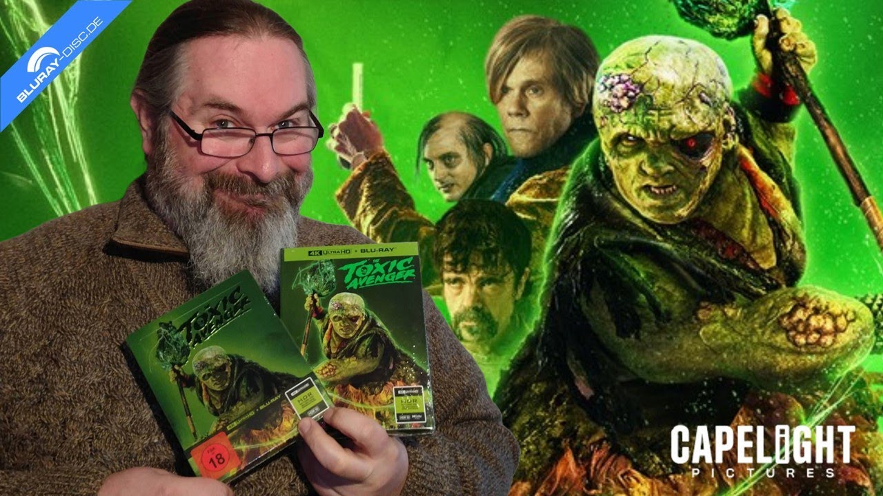 Ausgepackt THE TOXIC AVENGER (Limited 4k-UHD Mediabook & Steelbook Editions) von Capelight Pictures