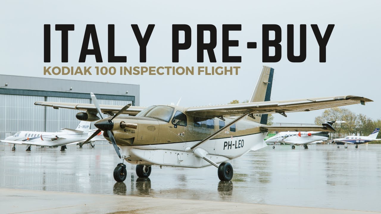 Летные испытания Kodiak 100 в Италии | Международная инспекция и испытательный полет Kodiak с Мар...