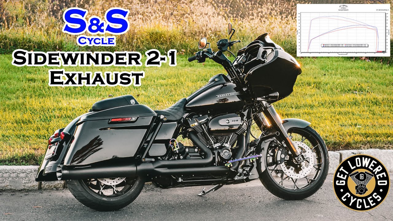 S&S Sidewinder 2-1 Exhaust System Sound Clip & Dyno Numbers - 2020 Harley Road Glide