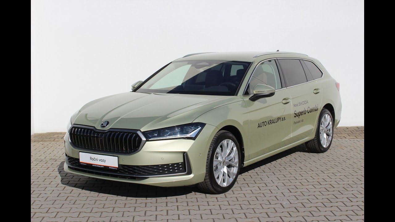 Škoda Superb combi 2.0 TDI L&K - žlutá ICE TEA