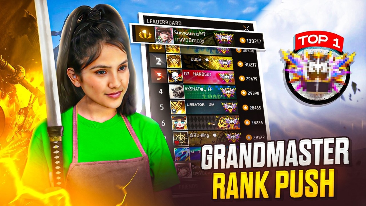 🔴[Live Free Fire New Rank Season Rank Push Live !!