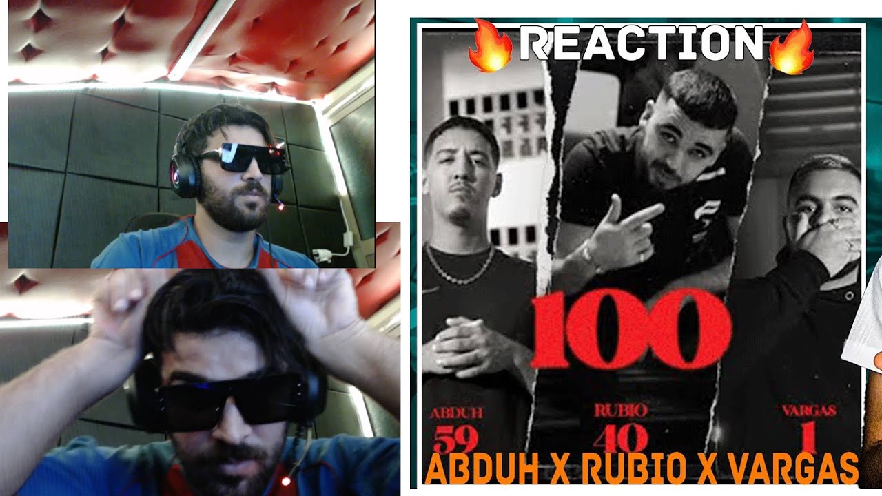RUBIO 100 FT ABDUH & VARGAS ilyass elmalki Reaction تطليعا لايف نيمو
