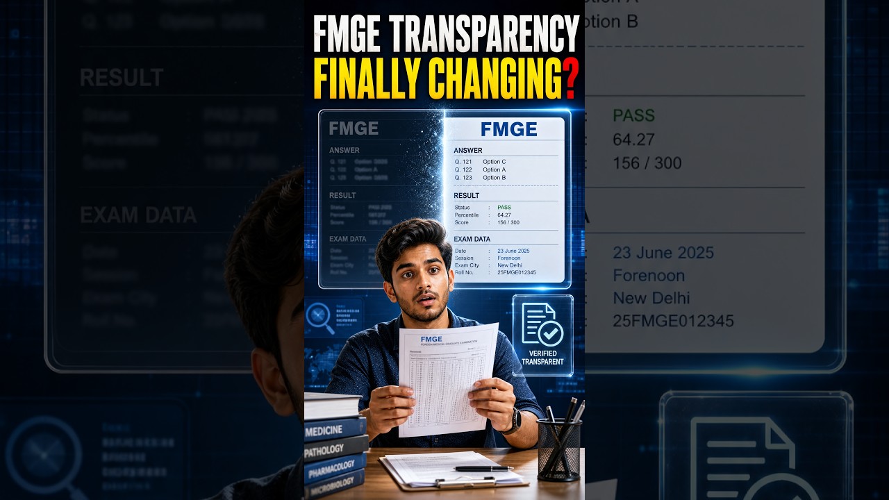 FMGE Transparency Is Finally Changing! NBE Takes Action After Student Protests