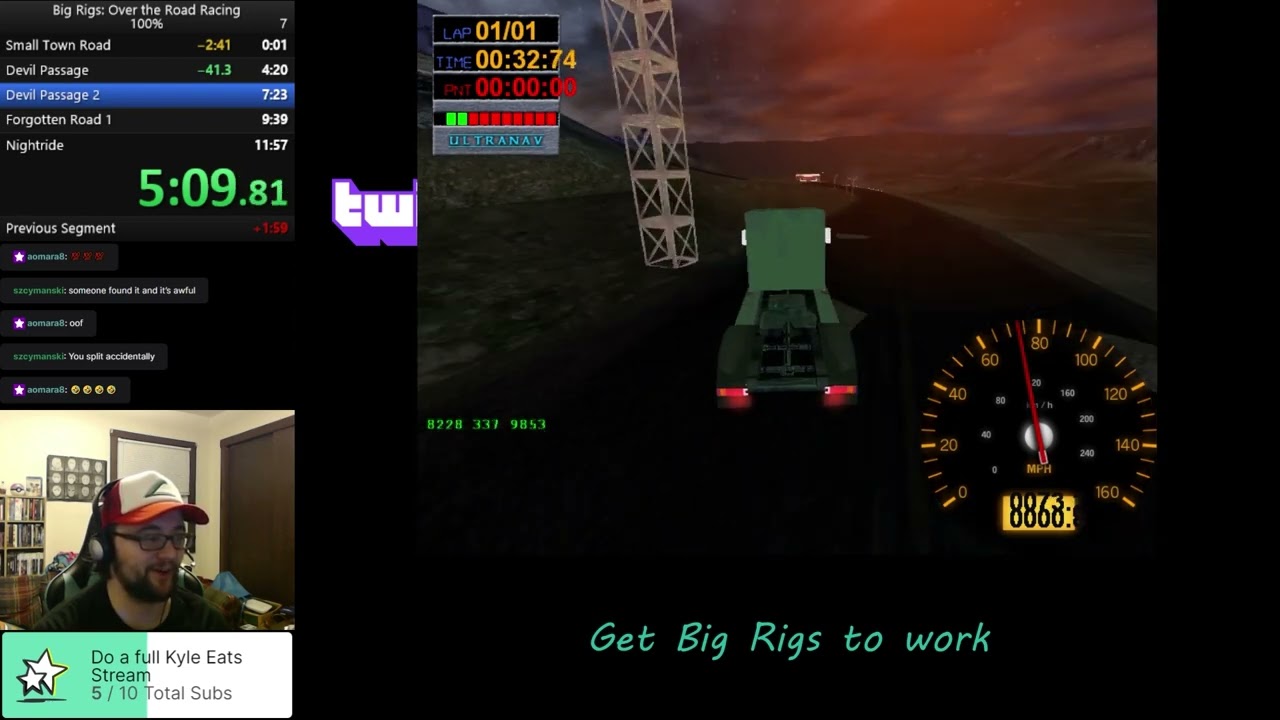 Big Rigs: Over the Road Racing 100% Forwards Speedrun in 11:15 [WR]