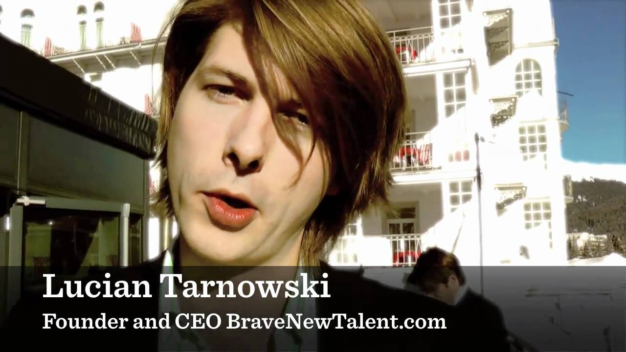 BraveNewTalent Founder Lucian Tarnowski in 25 seconds