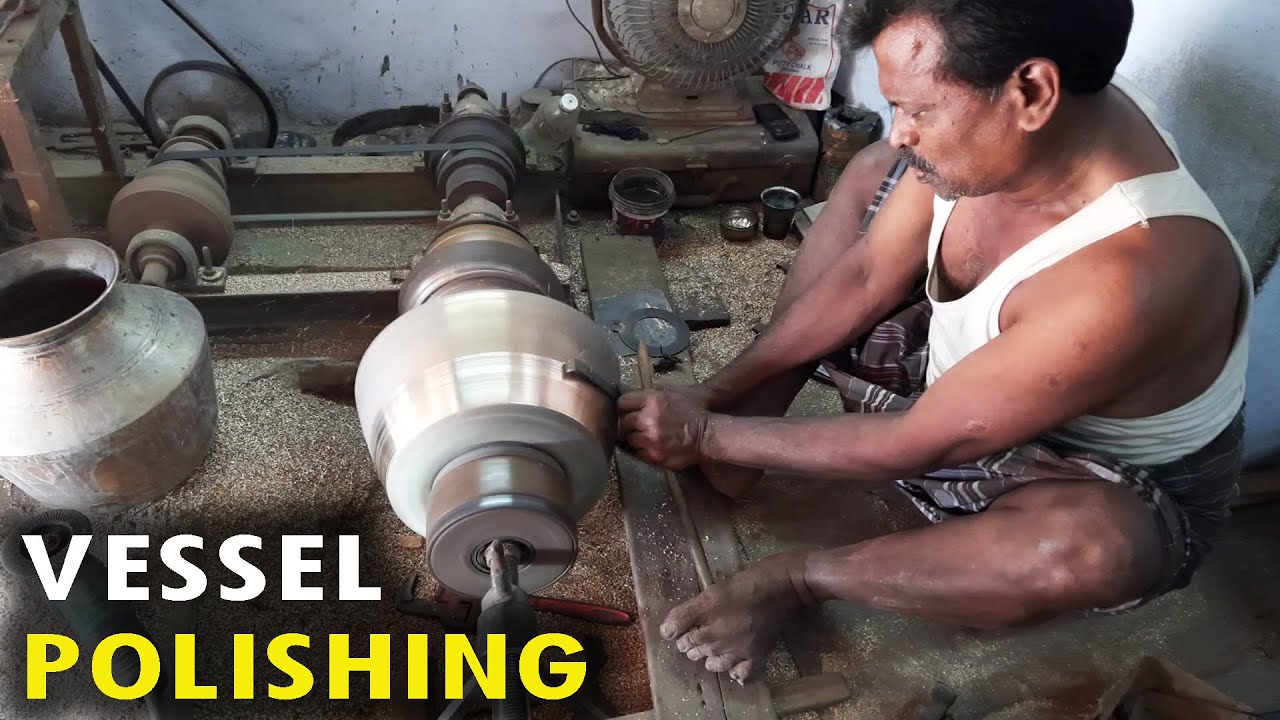 Theni District | Vessel Polishing work and Finishing | Brass Copper Silver Polishing in Tamil