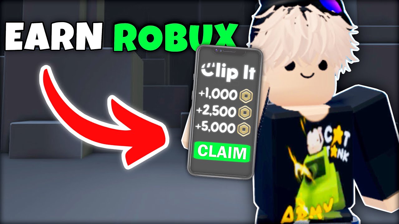 Как заработать БЕСПЛАТНЫЕ РОБУКСЫ с помощью Clip It Roblox