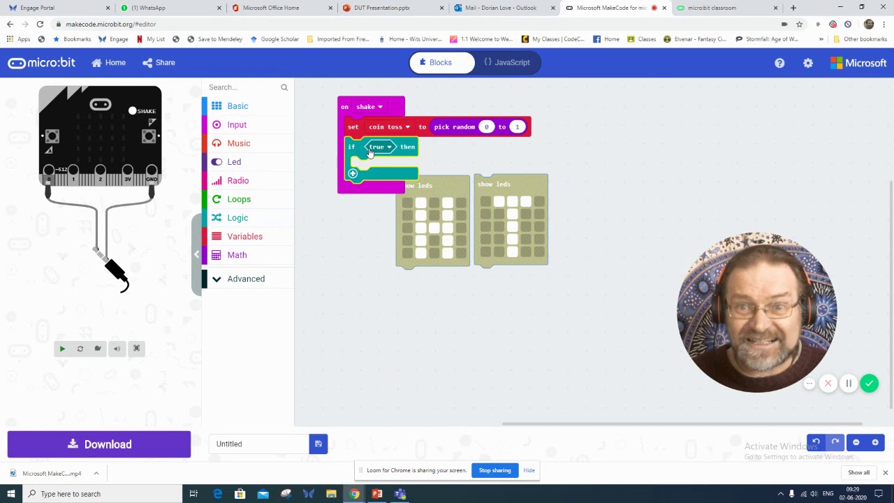 Microbit Coin Toss