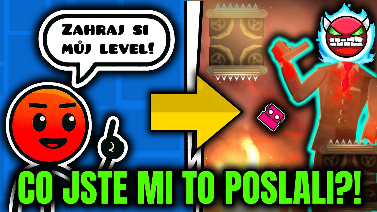 Hraju VA&Scaron;E GEOMETRY DASH LEVELY! (na&scaron;el jsem TOHLE?!)