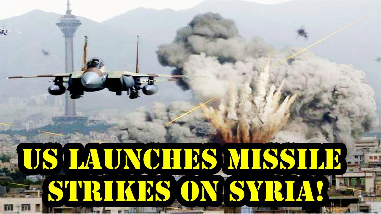 US Air Force fighter jets launched a series of missile strikes on Syria.
