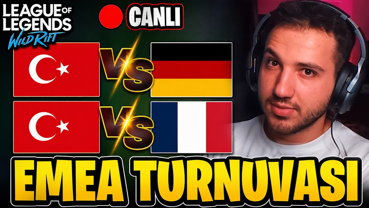 TURKIYE vs ALMANYA & FRANSA | Takımımız Avrupa'da! | Creed Wild Rift Canlı Yayın