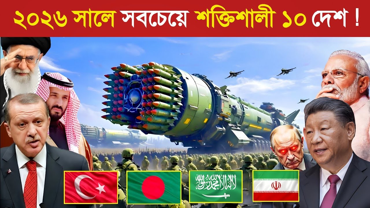 পুরো পৃথিবী কেন এই ১০ দেশকে ভয় পাই ! 🔥 || World Most Powerful Country 2026
