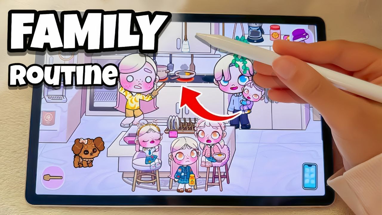 ASMR | ROTINA EM FAMÍLIA 🌤️☕️ | AVATAR WORLD ROTINAS E HISTÓRIAS