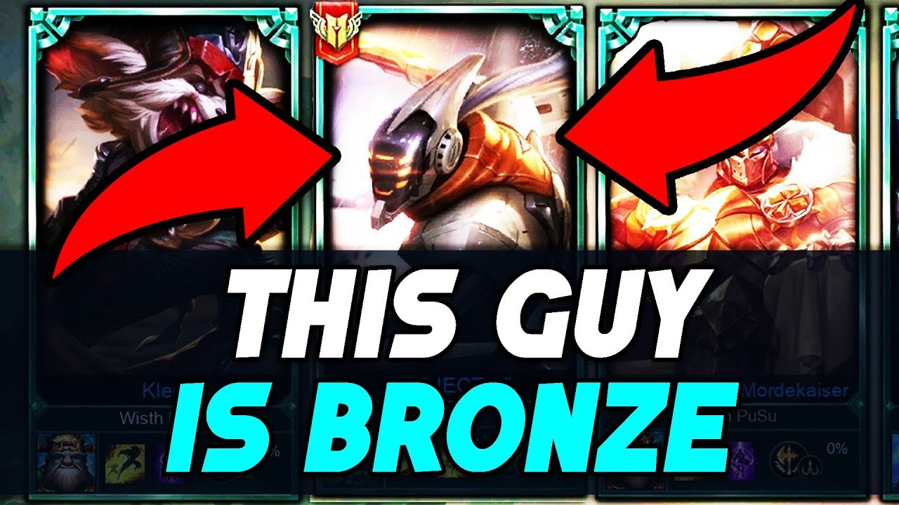 Do They Deserve it? Placing a BRONZE Master Yi in a Platinum Solo Q Game - League of Legends
