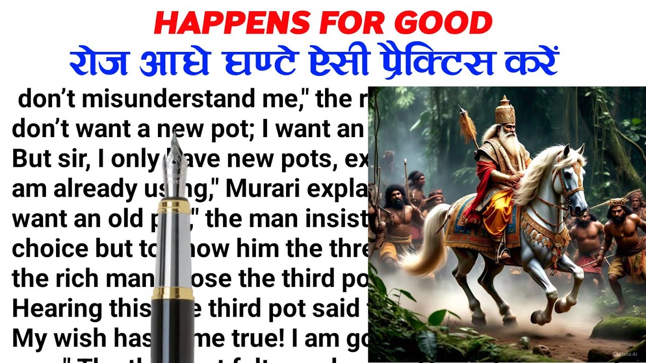 Happens For Good||English Reading||English Story || English padhna kaise sikhe?