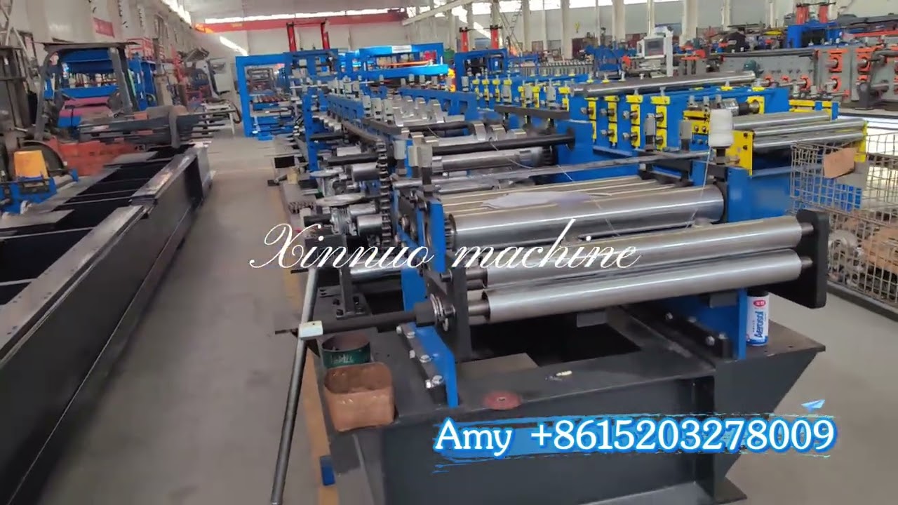 Fully automatic purlin production line