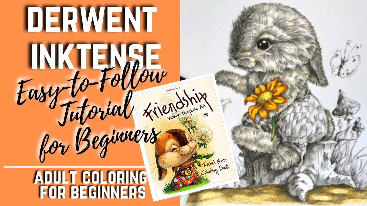 How to Use Derwent Inktense for Beginners | Rachel Mintz Friendship Color Along | Part 2