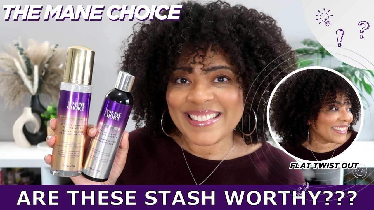 FLAT TWIST OUT ft. The Mane Choice ALPHA 3-in-1 Leave-in & Ancient Egyptian MOUSSE / NaturalRaeRae