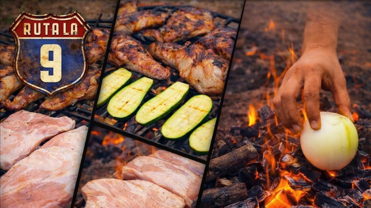 PAPADA a la parrilla a lado del TOMATE!! || Ruta La Nueve