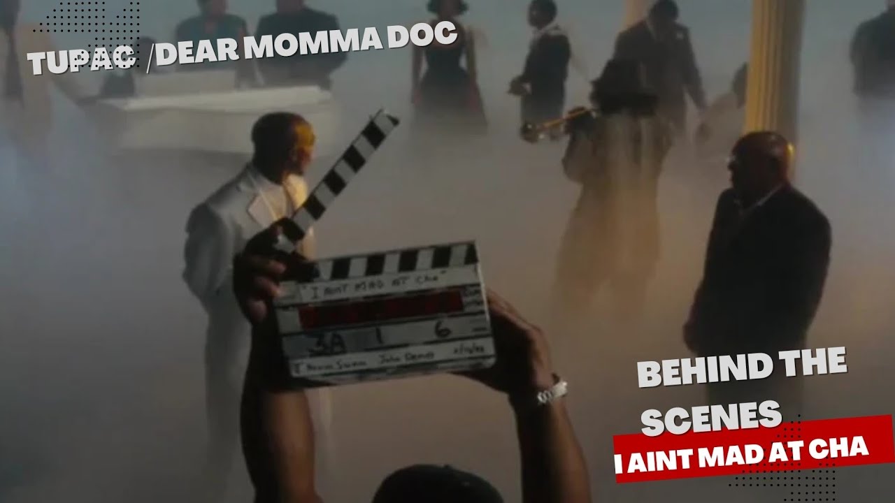 Tupac 's I Ain't Mad At Cha [Behind the scenes footage] #dearmomma doc