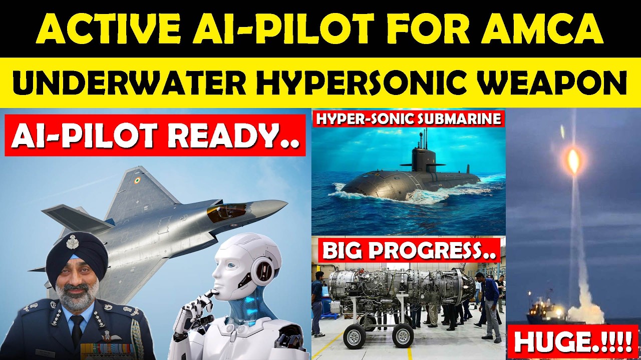 Indian Defence News: India's AI Fighter ready!, Electronic Pilot arrives in AMCA, China shocked?