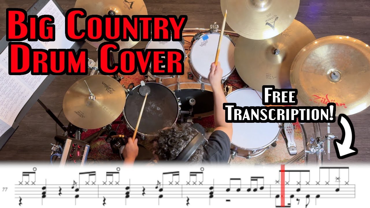 Big Country - In A Big Country (Drum Cover)