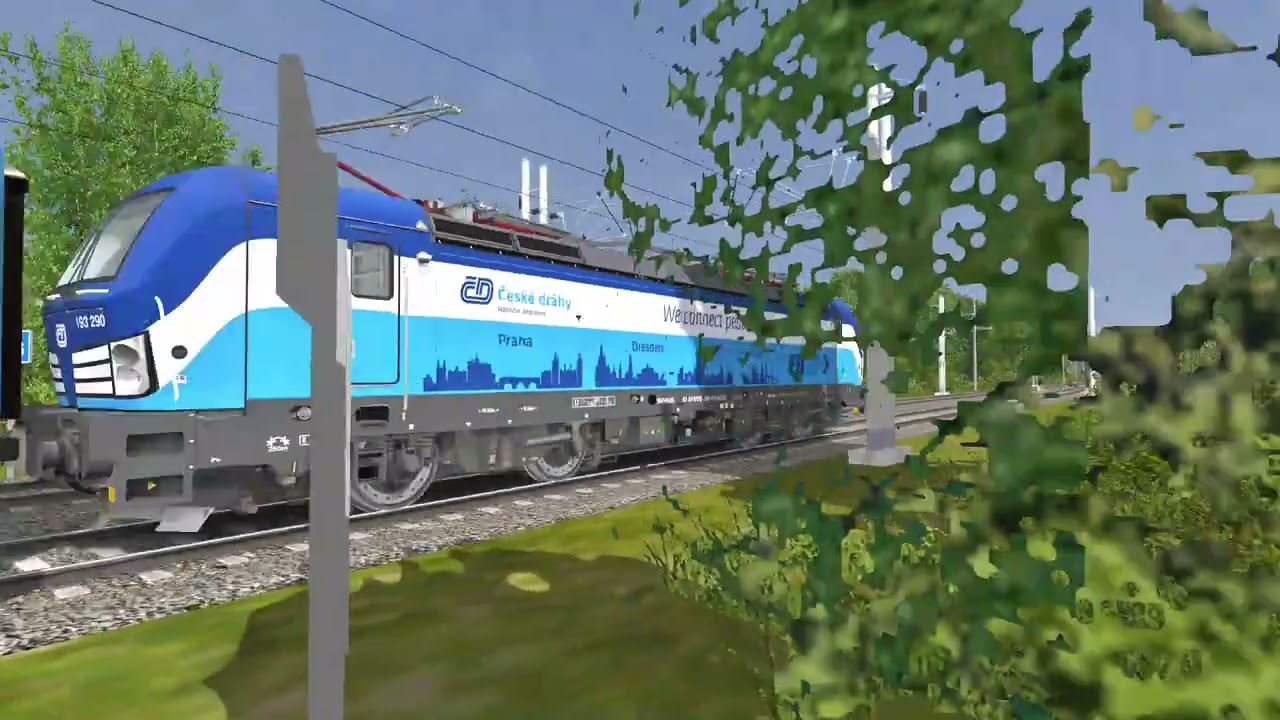 OpenRails CZ/SK - EC 130 Bathory ( když vám daji nový vlak ) Trať 321 V.I.P.