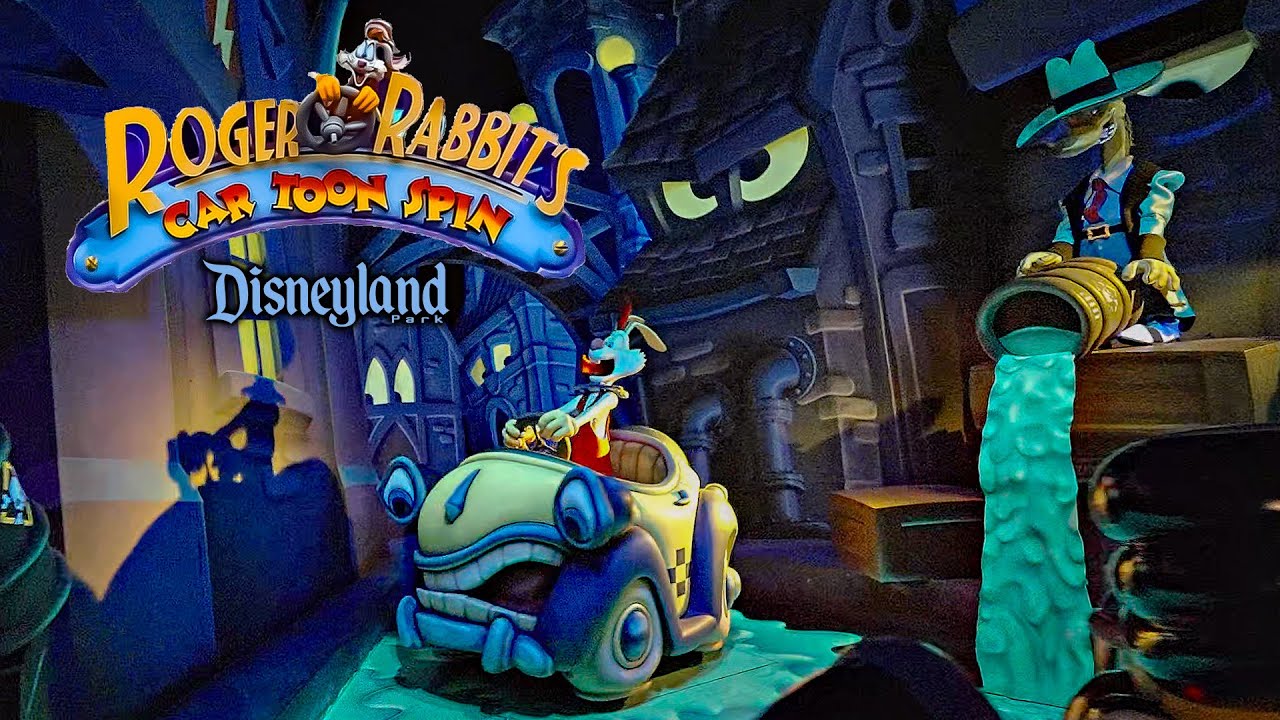 Roger Rabbit's Car Toon Spin On Ride Low Light 4K POV Disneyland 2025 01 14