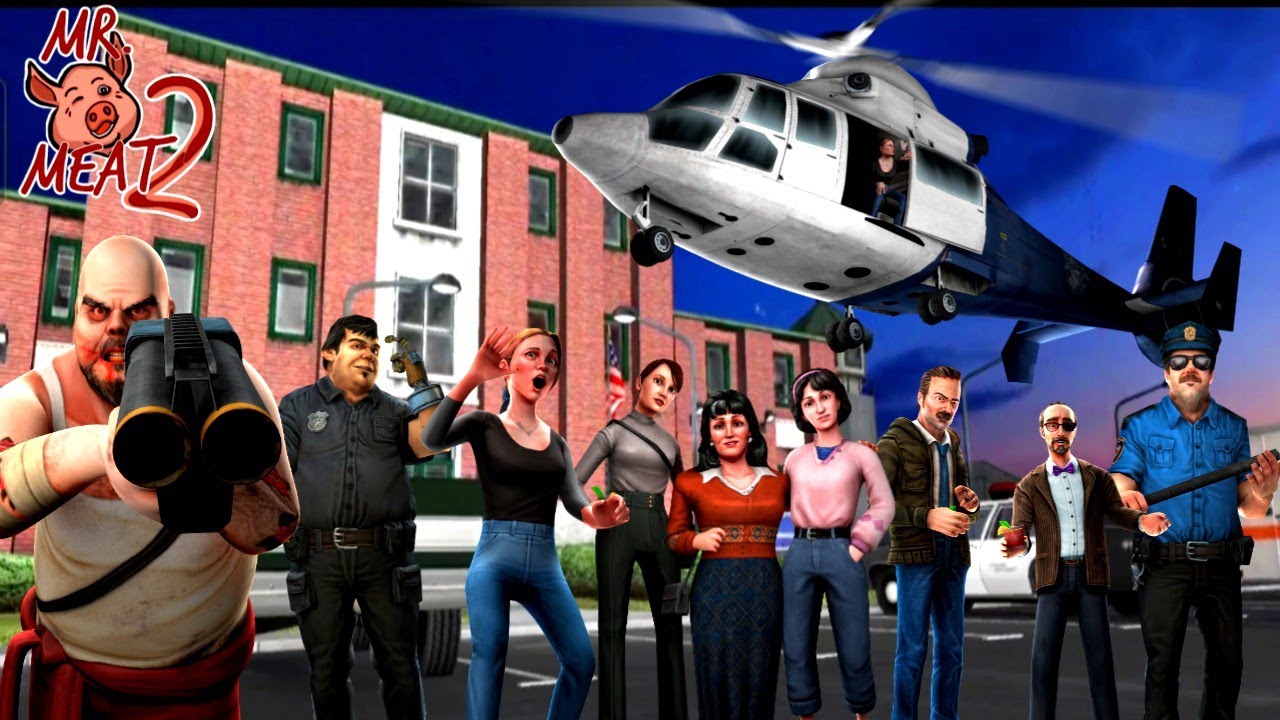Mr Meat 2 New Update Helicopter Escape | Full Gameplay