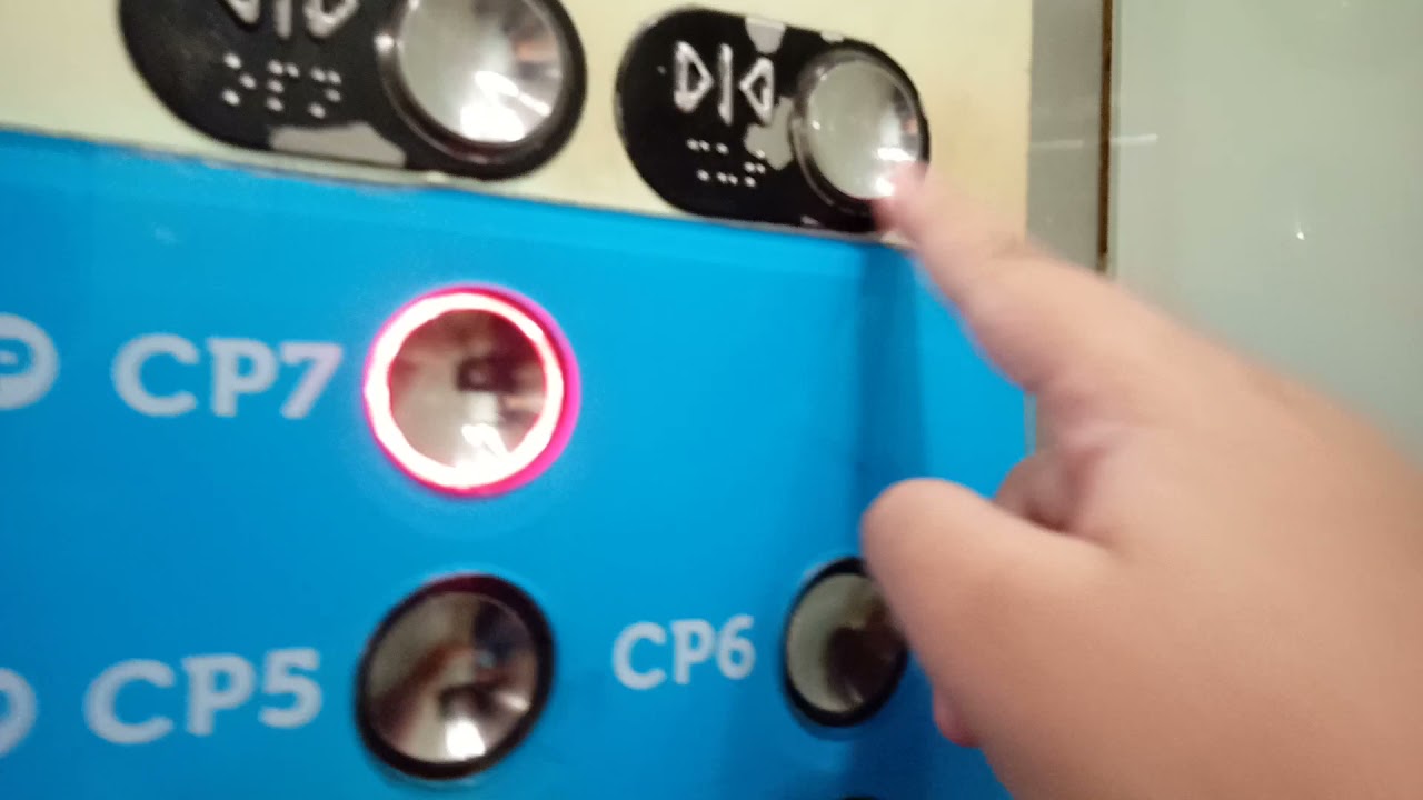 An Otis Lift at Sunway Pyramid, Bandar Sunway, Petaling jaya, Selangor, Malaysia (Blue Atrium)