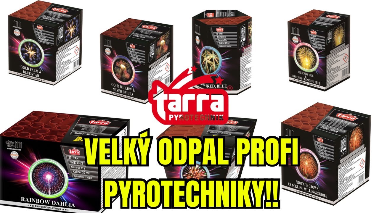 VELKÝ ODPAL PROFI PYROTECHNIKY OD Tarra pyrotechnik