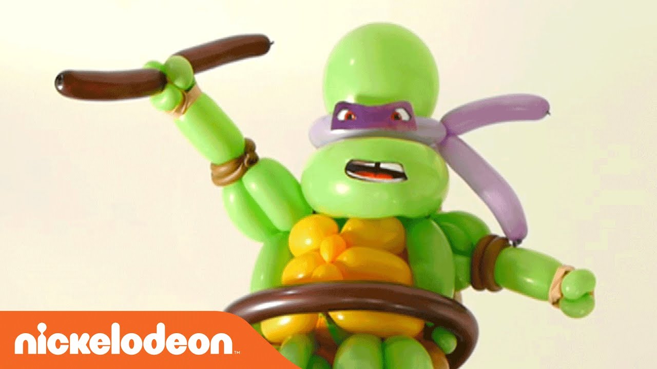 Teenage Mutant Ninja Turtles | Learn How to Make a Donatello Balloon! | Nick
