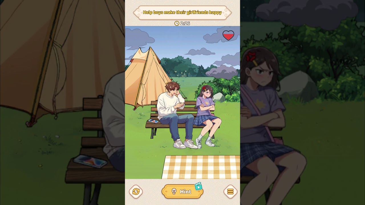 Brain Puzzle: Tricky Quest - Soothe Girlfriend Level 19