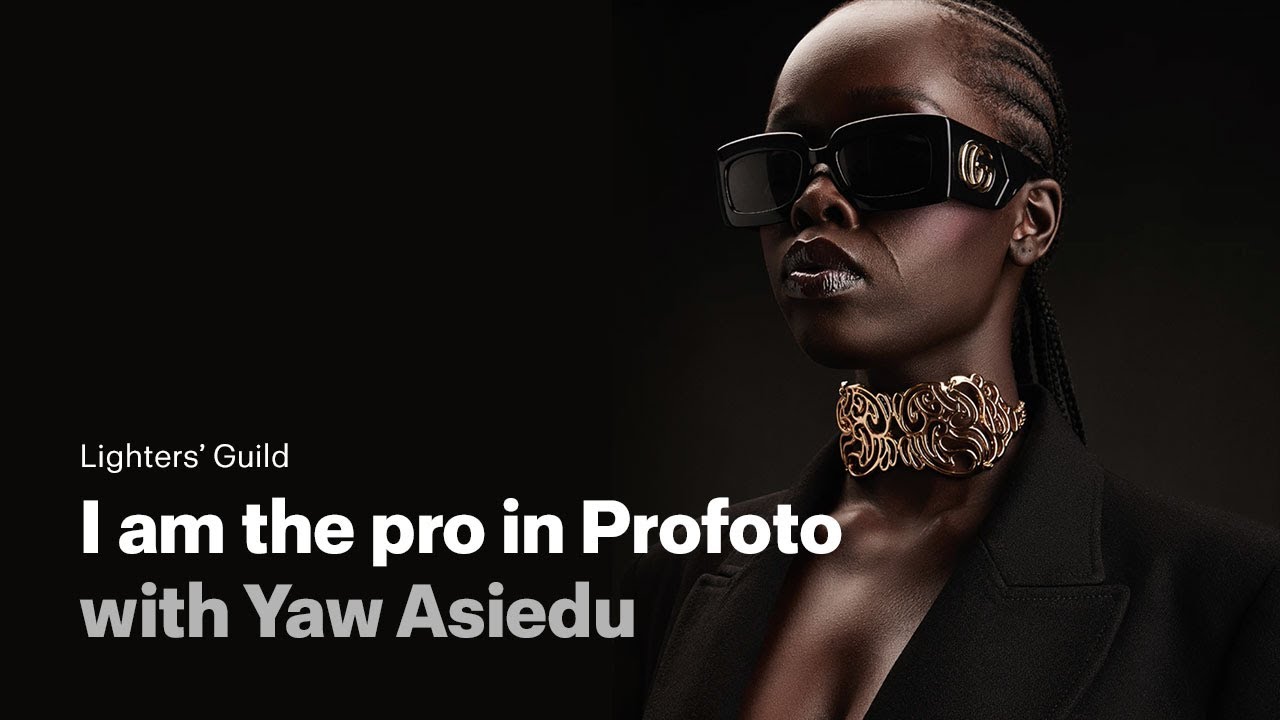 I am the pro in Profoto with Yaw Asiedu