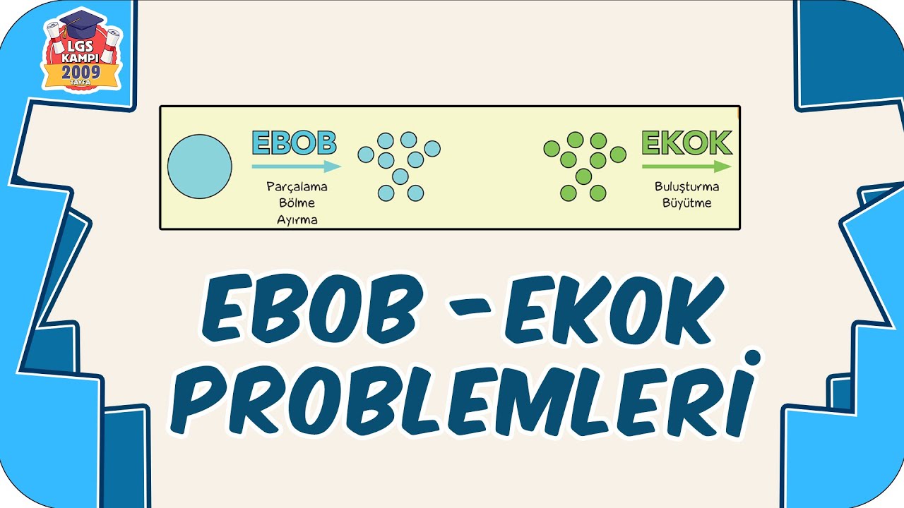 EBOB - EKOK Problemleri / Detaylı Soru Çözümü 📘 8.Sınıf Matematik #2023LGS