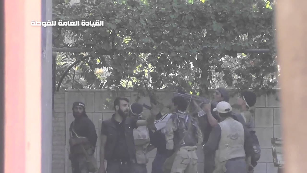 دمشق الدخانية اشتباكات عنيفة بين كتائب الثوار وقوات النظام 22 9 2014