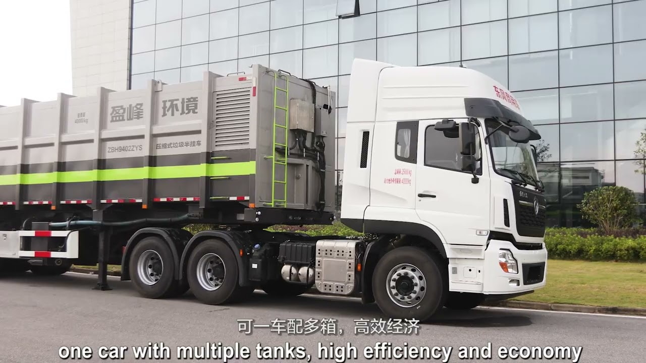 Infore Enviro Compressed garbage semi-trailer