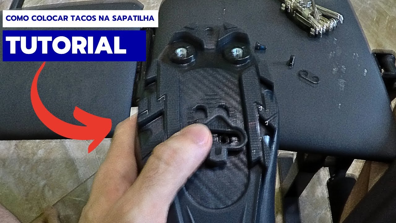 COMO COLOCAR TACOS NA SAPATILHA DE MTB  | VEM COMIGO PRO PEDAL