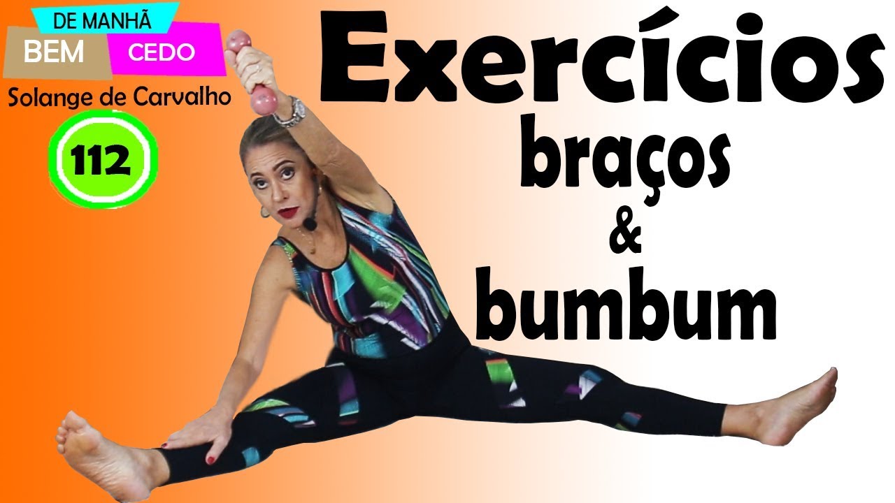 Exercícios, braços e bumbum - vídeo 112