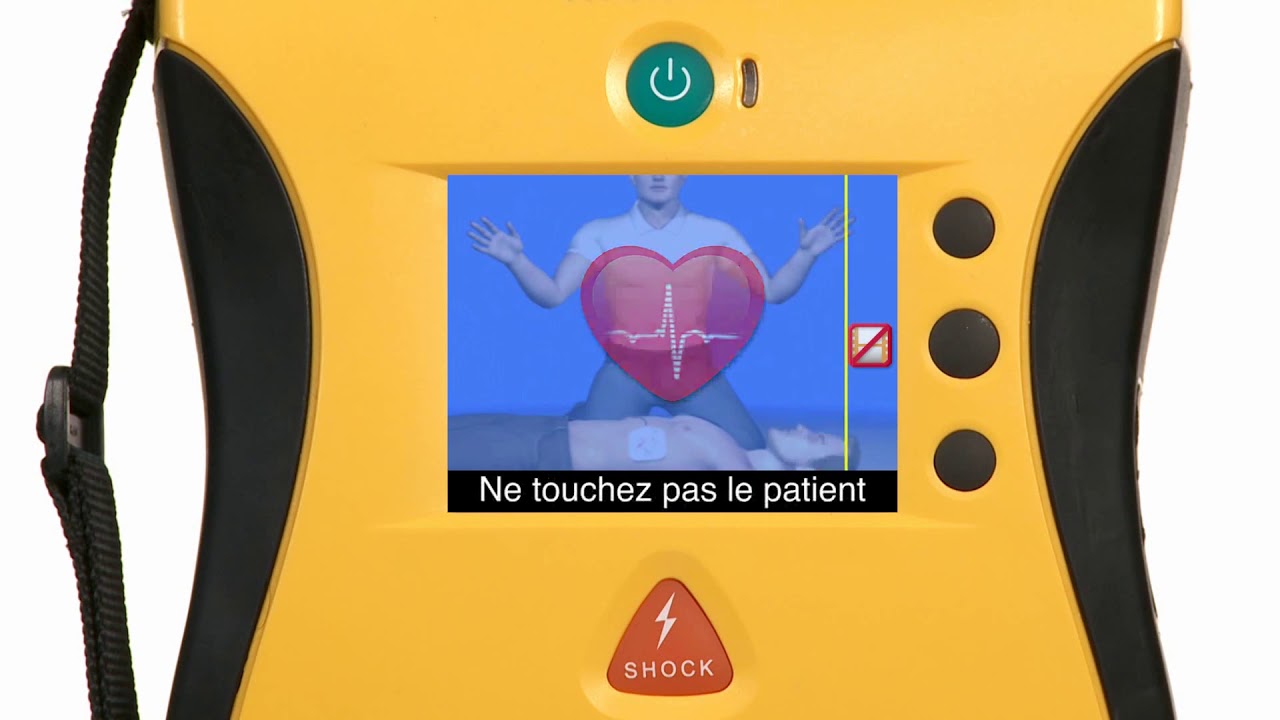 Défibrillateur LifeLine VIEW avec instructions vidéos