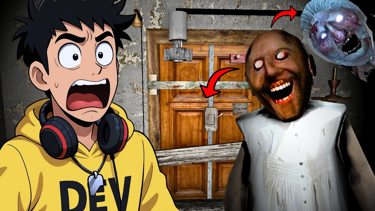 MAIN DOOR ESCAPE on EASY MODE... Still SCARY?! | Granny x Anzu