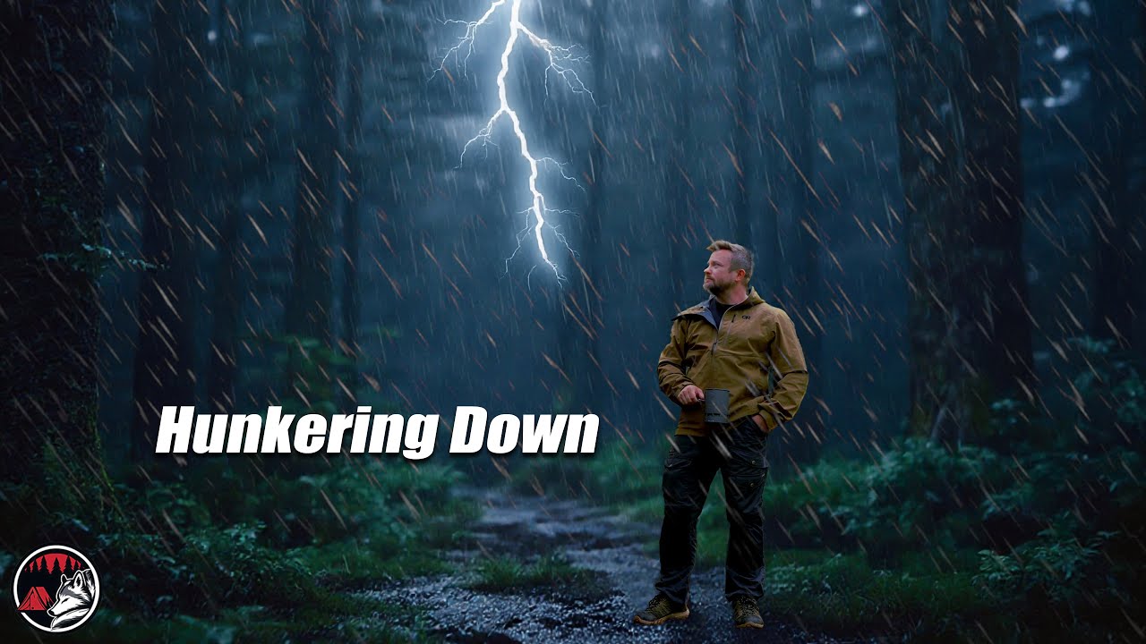 Rain and Storm Camping in a Bivy Tent - Remote Camping Adventure