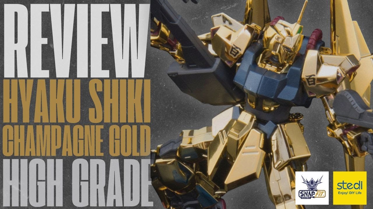 WMH / JMS | 1/144 HG Hyaku Shiki Champagne Gold  #gunpla  #gundamreview  #hobby  #gundam