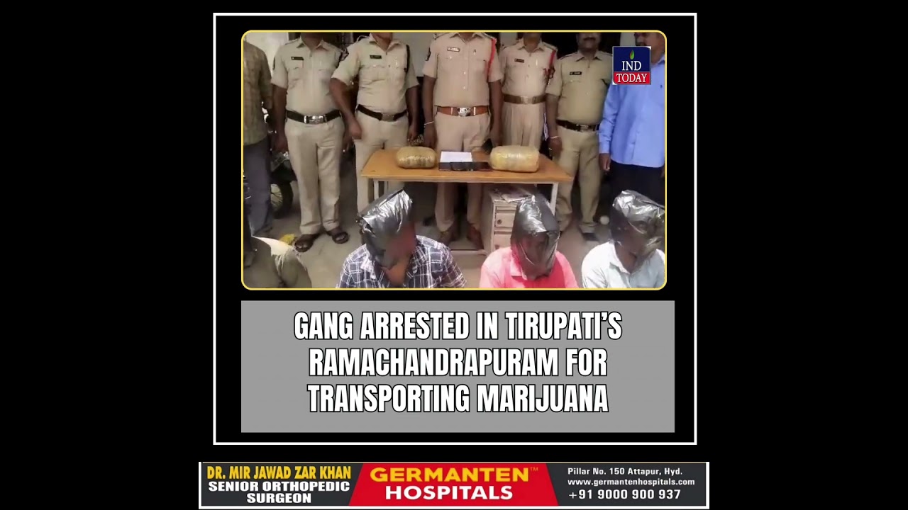 Tirupati Drug Bust: 4 Arrested in Ramachandrapuram