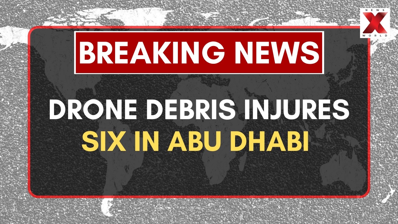 BREAKING: Air Defenses Intercept Drones Over Abu Dhabi, Six Hurt | NewsX World
