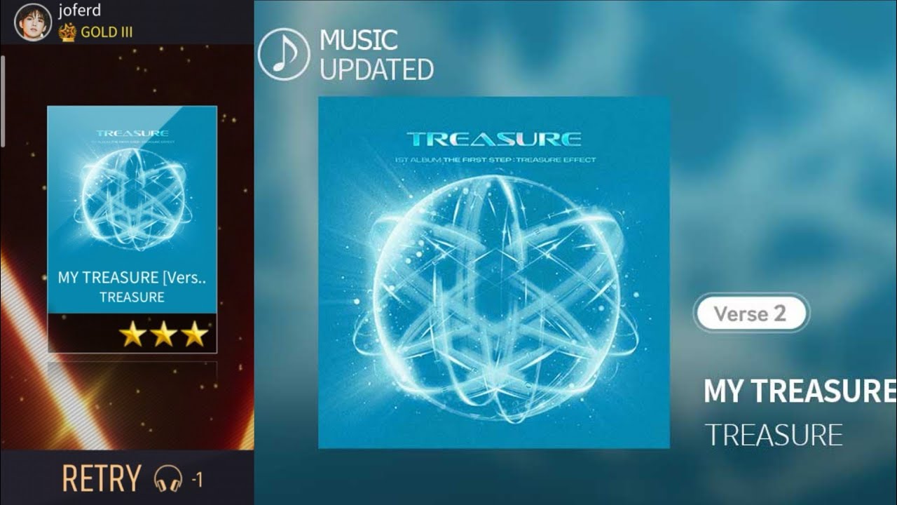 Superstar YG | TREASURE - MY TREASURE (VERSE 2) 3 stars [hard mode]