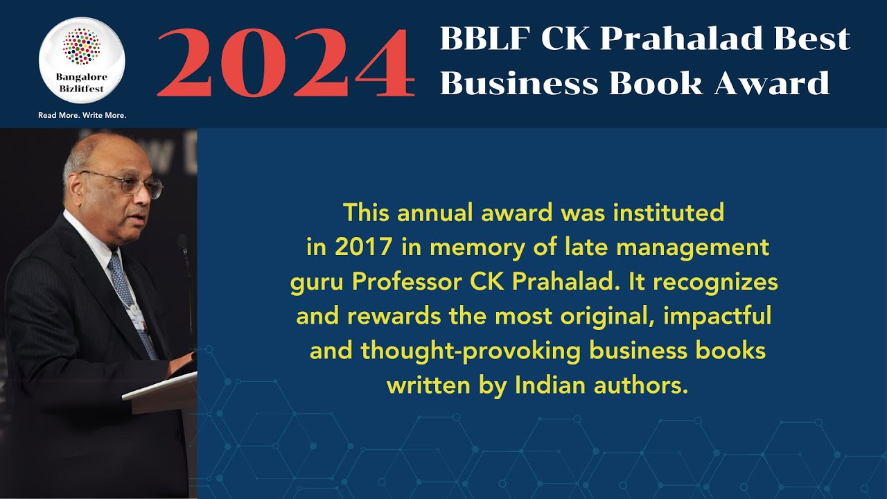 2024 CK Prahalad Best Business Book Award